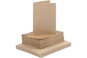 Briefumschläge und Versandkartons - Creativ Company - Cards and Envelopes Beige 50 Sets - 23113