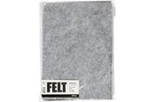 Kunst & Handwerk Ausstattung - Creativ Company - Hobby Felt Gray A4 Mottled - 45521