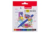 Kreativ-Spiele - Bruynzeel Fineliner Mini Set 12 Colors - 60241512