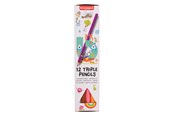 Kreativ-Spiele - Bruynzeel Triple Coloured Pencils Set 12 - 60518012