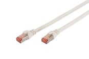 Netzwerk - Kabel - DIGITUS CAT 6 S-FTP Patch Cord - 1m - Weiß - 1meter - DK-1644-010/WH