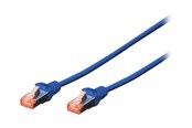 Netzwerk - Kabel - DIGITUS CAT 6 S-FTP Patch Cord - 1m (10-Pack) - Blau - 1m - DK-1644-010-B-10