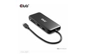 Dockingstationen - Club 3D 8-in-1 - docking station - USB-C - HDMI DP - 1GbE - CSV-2551