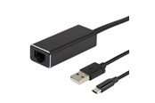 USB Kabel - Deltaco Ethernet Adapter Casting Device - 1 m - USBC-CAST-ETH