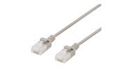 Netzwerk - Kabel - Deltaco Patch Cable - 30 cm - Grau - 0.3m - UUTP-1000