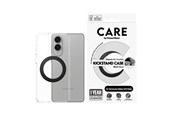 Handys - Cover & Cases - CARE by PanzerGlass Feature Case Transparent w. Black Kickstand & Qi Compatible Samsung S25 Edge - CR43380