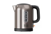 Wasserkocher - Black & Decker Wasserkocher Kettle 1L 2200W Brushed Steel - Gebürstetes Stahl - 2200 W - ES9580120B