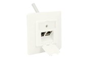 Netzwerkzubehör - DeLOCK Keystone Wall Outlet - 2 Port Compact - 86219