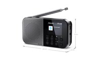 DAB, Netzwerk und Radiowecker - Sharp Osaka DR-P520 - DAB portable radio - no operating system - DAB/DAB+/FM - Mono - DR-520OSAKA