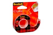 Klebeband und Kleber - 3M Scotch Crystal - dispenser with office tape - 19 mm x 7.5 m - clear tape - XA004835980