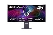 Monitor - 45" LG UltraGear 45GX90SA-B - 3440x1440 (UWQHD) - 240Hz - OLED - 65W USB-C - 45GX90SA-B.AEU