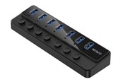 USB-Hubs - Deltaco USB-A Hub - 7x USB-A Ports USB-Hubs - USB 3.0 - 7 - Schwarz - UH-739