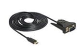 Parallele / Serielle Kabel - DeLOCK Serial Adapter - USB-C to DB-9 - 1.8 m - 62964