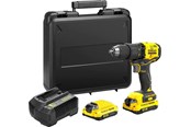 Schraub/Bohrmaschinen - Stanley SFMCD710D2K-QW 18V Cordless Drill Driver Set - SFMCD710D2K-QW