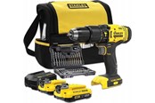 Schraub/Bohrmaschinen - Stanley SFMCD711DSA-QW 18V Cordless Drill Driver 2 x 2Ah Battery - 5035048733226