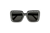 Kostüme - Boland - Party glasses Bling Bling Black - 02631