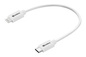 USB Kabel - Sandberg USB-C PD to Lightning MFI - 0.2M - 136-71