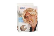 Kostüme - Boland - Blonde Wig with Mustache - 86336