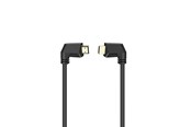 Display Kabel - Hama HDMI Cable Ethernet Angled Gold Black 1.5m - X1122115