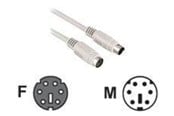 Display Kabel - Hama keyboard / mouse extension cable - 2 m - 42167