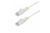 Netzwerk - Kabel - StarTech.com 5m White Slim CAT6 Ethernet Cable Snagless 28AWG LSZH - patch cable - 5 m - white - Weiß - 5m - N6PAT5MWHS
