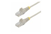Netzwerk - Kabel - StarTech.com 15m Gray Slim CAT6 Ethernet Cable Snagless 28AWG LSZH - patch cable - 15 m - grey - Grau - 15m - N6PAT15MGRS