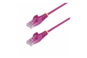 Netzwerk - Kabel - StarTech.com 15m Pink Slim CAT6 Ethernet Cable Snagless 28AWG LSZH - patch cable - 15 m - pink - Rosa - 15 meter - N6PAT15MPKS