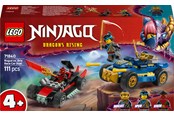 LEGO®  - LEGO Ninjago 71840 Action-Autorennen: Rogue vs. Drix - 71840