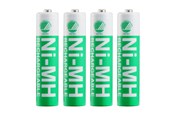 Batterien und Akkus - Deltaco battery - Nordic Swan ecolabelled - 4 x AAA / HR03 - NiMH - ULT-NH1000AAA-4P