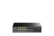 Switches - Cudy GS1010PS2 8-Port Gigabit PoE+ Switch with 2 GbE and 2 Gigabit SFP - GS1010PS2