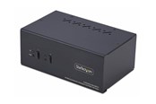 KVM Switches - StarTech.com 2-Port Dual-Monitor DisplayPort en HDMI KVM Switch 4K 60Hz - KVM / audio / USB switch - 2 ports - TAA Compliant - P2ADDH462-KVM-SWITCH