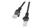 Netzwerk - Kabel - Lanberg patch cable - 2 m - RAL 9004 black - Schwarz - 2m - PCU6-10CC-0200-BK
