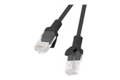 Netzwerk - Kabel - Lanberg patch cable - 3 m - RAL 9004 black - Schwarz - 3m - PCU6-10CC-0300-BK