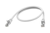 Netzwerk - Kabel - Vision network cable - 50 cm - white - Weiß - 0.5m - TC 0.5MCAT6A