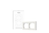 Smart-Home - Aqara Switch Frame H2 EU White (2-gang) - AQA_FE-X01D