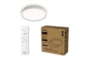 Lampen - Philips AIO Ceiling Light with Remote (Round White) – 24W Integrated LED Lamp with 3 step dimming 2-pack - 929004689002