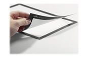 Konferenz und Präsentation - DURABLE Selbstklebender Info-Rahmen in A6 mit aufklappbarer, magnetischer Vorderseite. Ideal für wechselnde Aushänge. - 487001