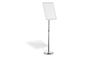 Konferenz und Präsentation - DURABLE Gulvskilt aluminium med klikramme A3 - 479923