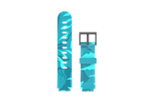 Smartwatch - Accessories - Xplora XGO3 Strap - Turquoise Dinosaur - XGO3-STR-RP-DINOS