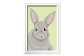 Kreativ-Spiele - Ravensburger CreArt Paint by Numbers - Gray Rabbit - 237180