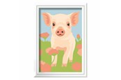Kreativ-Spiele - Ravensburger CreArt Paint by Numbers - Pig - 23970 2