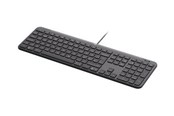 Tastaturen - Logitech Signature Slim Wired K620 for Business - Tastaturen - Dänisch/Norwegisch/Schwedisch/Finnisch - Grau - 920-013331