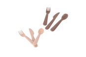 Baby Spielzeug - Dantoy - Cutlery set Mocha/Beige 6 pcs. - 6252