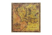 Merchandise - FaNaTtik - The Lord of the Rings Metal Map - Z-LOTR17
