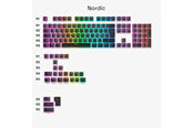 Tastaturen - Glorious Aura V3 Keycaps Black - Nordic ISO - (131 keys) - GLO-KB-ACC-KC-GPBT-AURA-BLK-ND