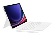 Tastaturen - Samsung Galaxy Tab S10 FE / Tab S9 FE / Tab S9 - Book Cover Keyboard - White (English) - Tastatur & Folio-Set - Weiss - EF-DX725UWEGWW