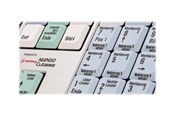Tastaturen - Logickeyboard Cubase / Nuendo Slim Line - Tastaturen - Deutsch - Grau - LKB-CBASE-AJPU-DE