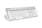 Tastaturen - Logickeyboard Alba Slimline - Tastaturen - Englisch (UK) - Silber - SKB-CWMU-UK