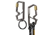 Handys - Anderes Zubehör - Spigen Carabiner With Key Ring 2nd Gen 1 Pack - gunmetal - AHP08894