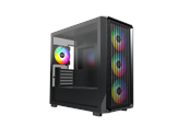 Gehäuse - Montech X5M mATX Black - Gehäuse - Minitower - Schwarz - X5M (B)